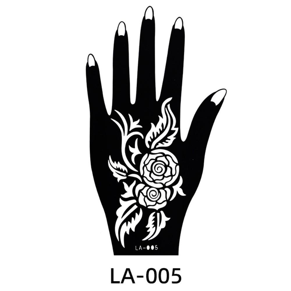 

Hollow Mehndi Tattoo Template India Hand Tattoo Sticker Scorpion Henna Stencil Body Art Style 5