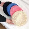 Rose hollow knitted beret women's thin face small painter hat versatile big head circumference hat tide