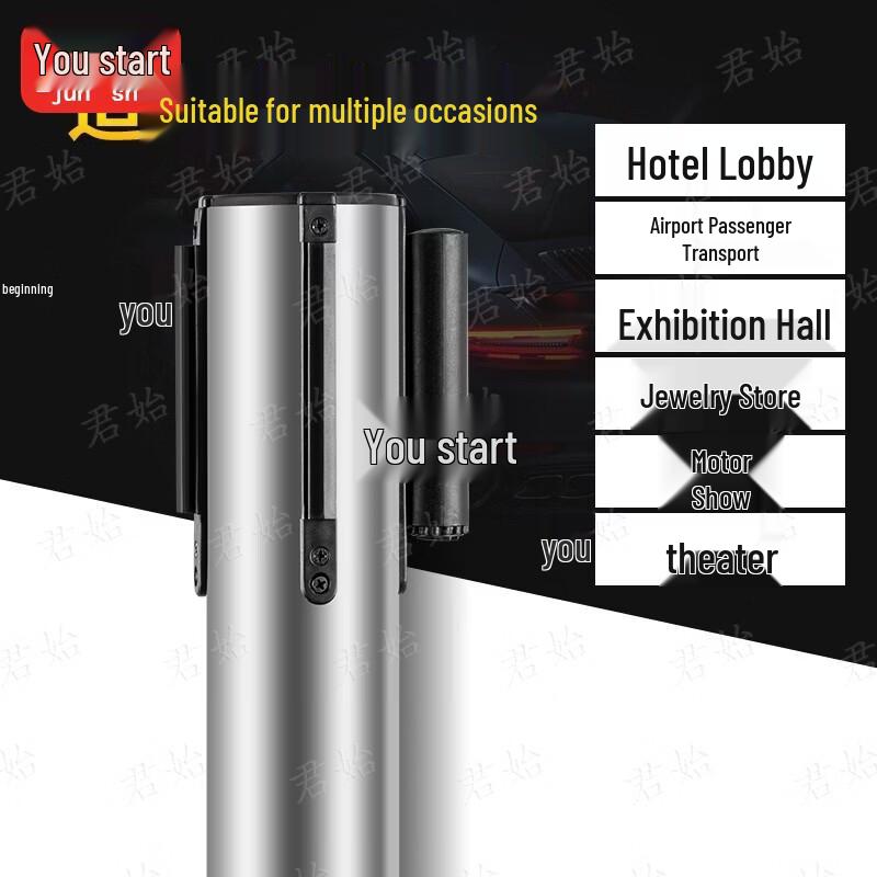 Junshi Stainless Steel Ret retractable Belt Barrier