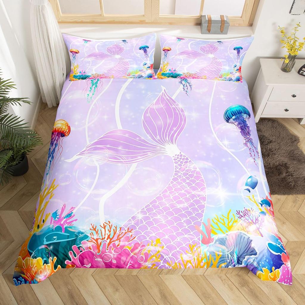 Erosebridal Kids Camping Bedding Set Twin Size Happy Camping Comforter Cover for Boys Girls Western Rustic Farmhouse Style Duvet Cover Vinta