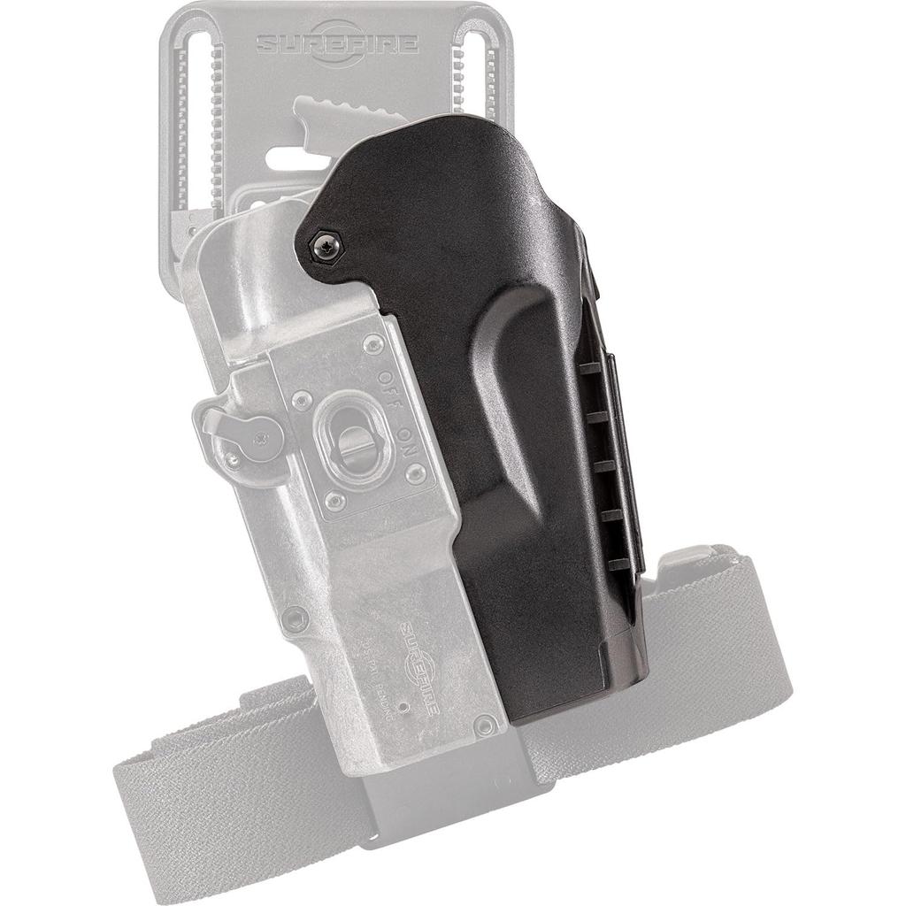 Surefire MASTERFIRE RAPID DEPLOY RIGHT BLACK HOLSTER, HAND, W/COVER