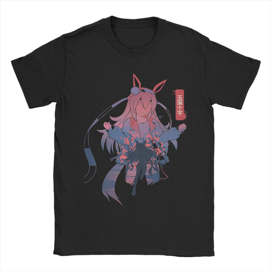 Silence Suzuka Uma Musume Anime T Shirts Unisex Cotton Funny TShirts O Neck  Tee Shirt Short Sleeve Clothes 6XL