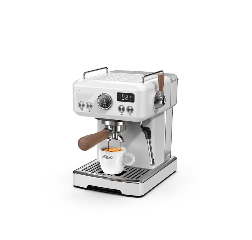 

PSH10Plus-WH 20 Бар Напівавтоматична Кавоварка - Холодне/Гаряче Заварювання з 95°C Заварюванням, 135°C Паром, 58мм Мелена Кава, 1350Вт Помповий Паровий Нагнітач