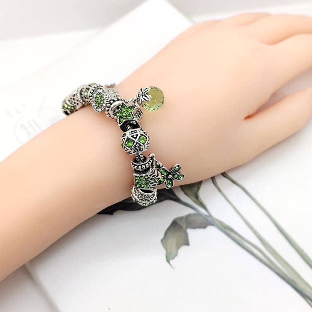 10/20/30 pieces alloy light green series large hole bead decorative bead spacer bead DIY bracelet necklace earrings keychain jewelry making