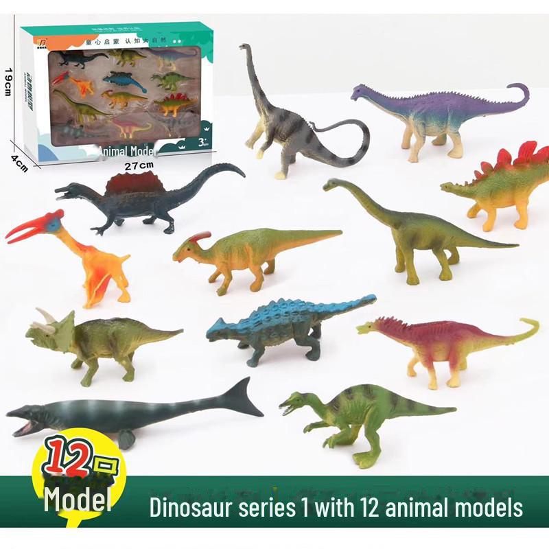 

Мягкий гель-комплект моделей динозавров Юрского периода - Игрушки Wild Animal Ocean World для детей