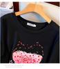 Plus Size Loose Fit Mid-Length Round Neck Short-Sleeve T-Shirt for Women