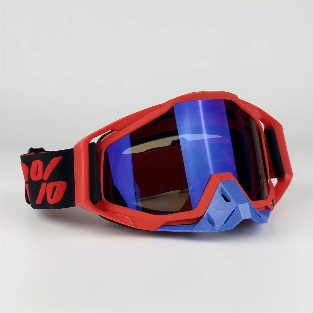 100% Off-Road Goggles Motorcycle Off-Road Goggles Windproof Sand Anti-UV Glasses Outdoor Helmet Accessories