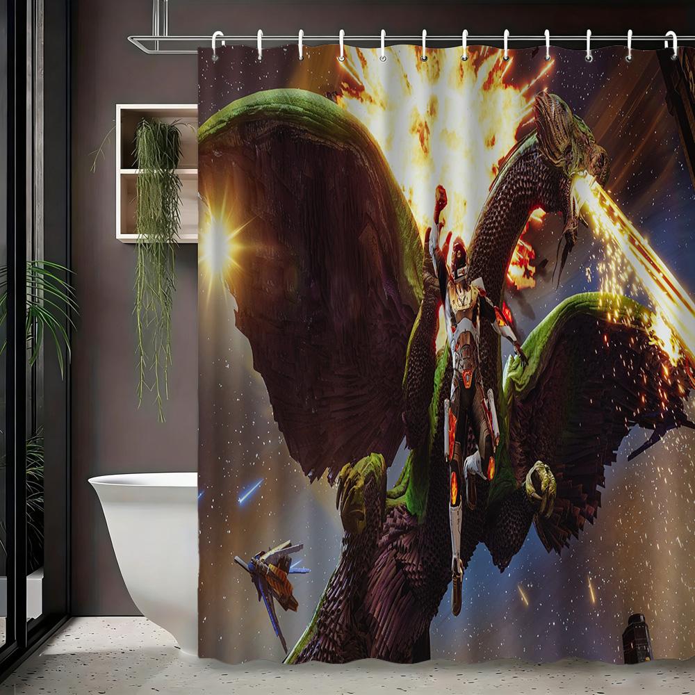 Spider-Man Urban Cityscape Waterproof Shower Curtain For Superhero Bathroom Decor