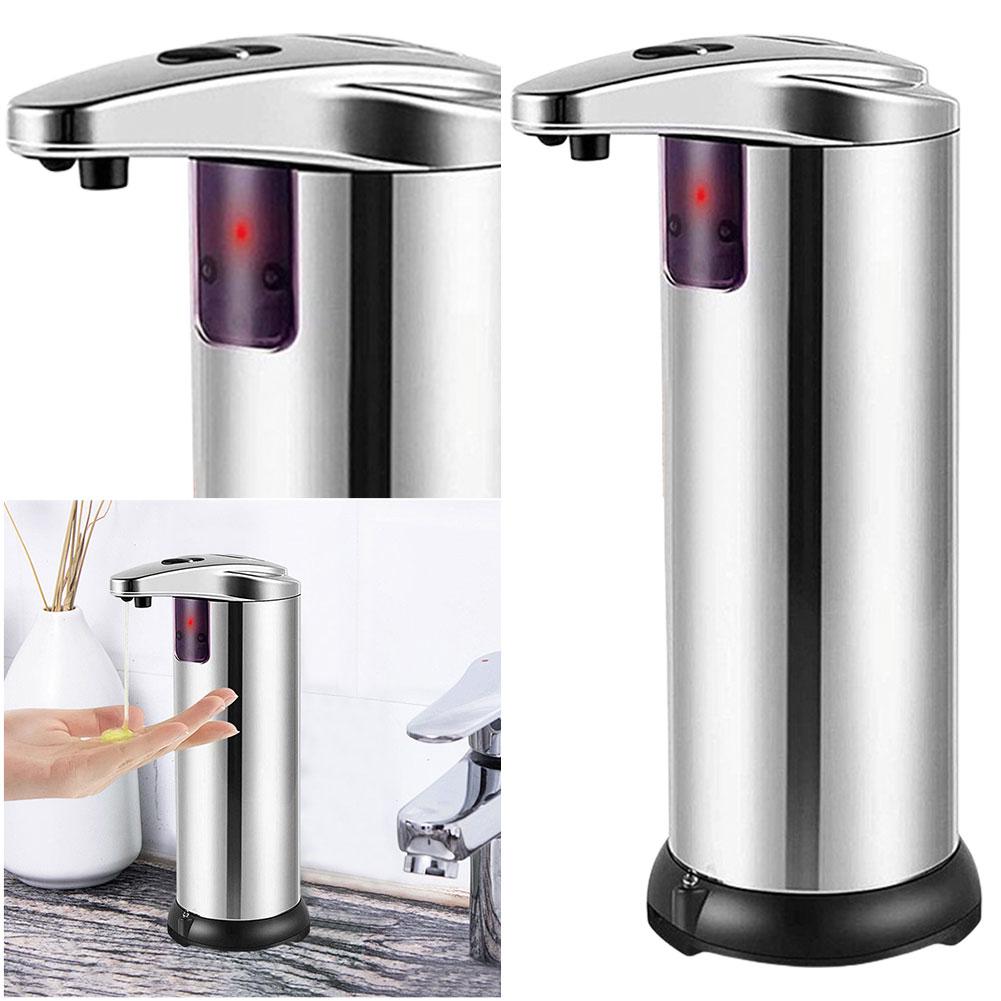 Automatic Soap Dispenser Touchless Dish Soap Dispenser Stainless Steel Hands Free Auto Soap Dispenser for Bathroom Kitchen