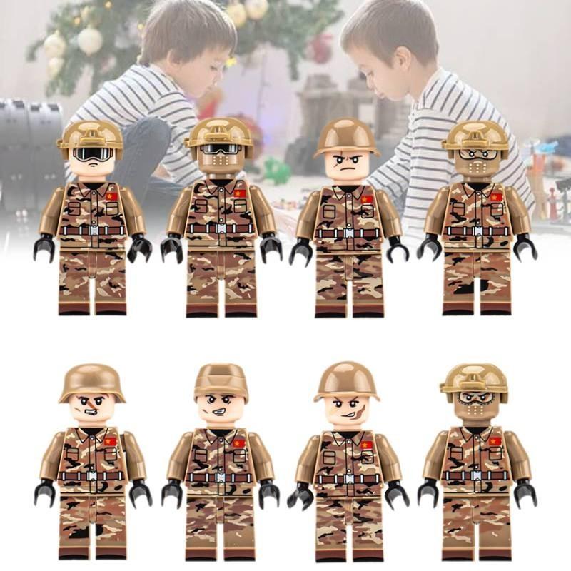 Military Building Block Set With Diverse Army Navy And Minifigures For Creative Play