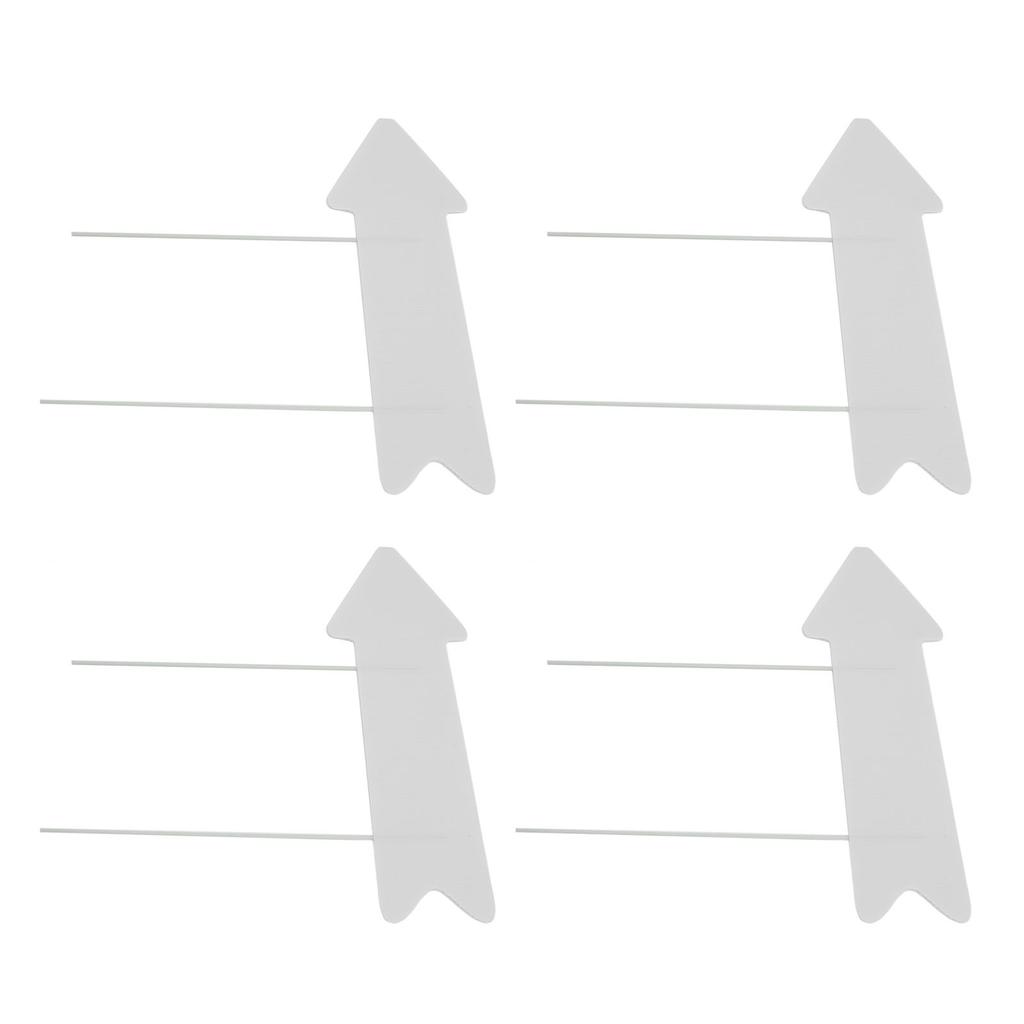 Blank Arrow Signs with Stakes Double Side Water Proof Directional Signs for Wedding Party Decor