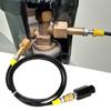 1.7m CGA320 Thread CO2 Soda External Hose Adapter Kit for Kitchen Soda Water Cylinder Bucket