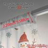 2 Stück, Vorhänge Weihnachtsbaum Schneemann Winterurlaub Beliebte Zeitgenössische Vorhänge Polyestervorhänge Dekorationen für Zuhause