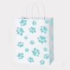 10pcs Pet Theme Candy Bags Colorful Dog Paw Design Gift Bags with Handles Birthday Party Decorations Favors for Cat Owners