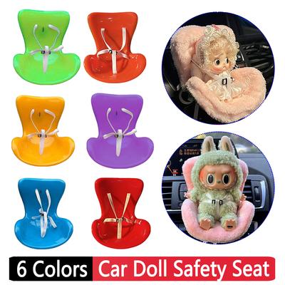 Autopuppen-Sicherheitssitz für Labubu, Minisitz für Labubu Ob11-Puppe, Autositz, Outlet-Dekor für Labubu-Puppe, Auto-Innendekor