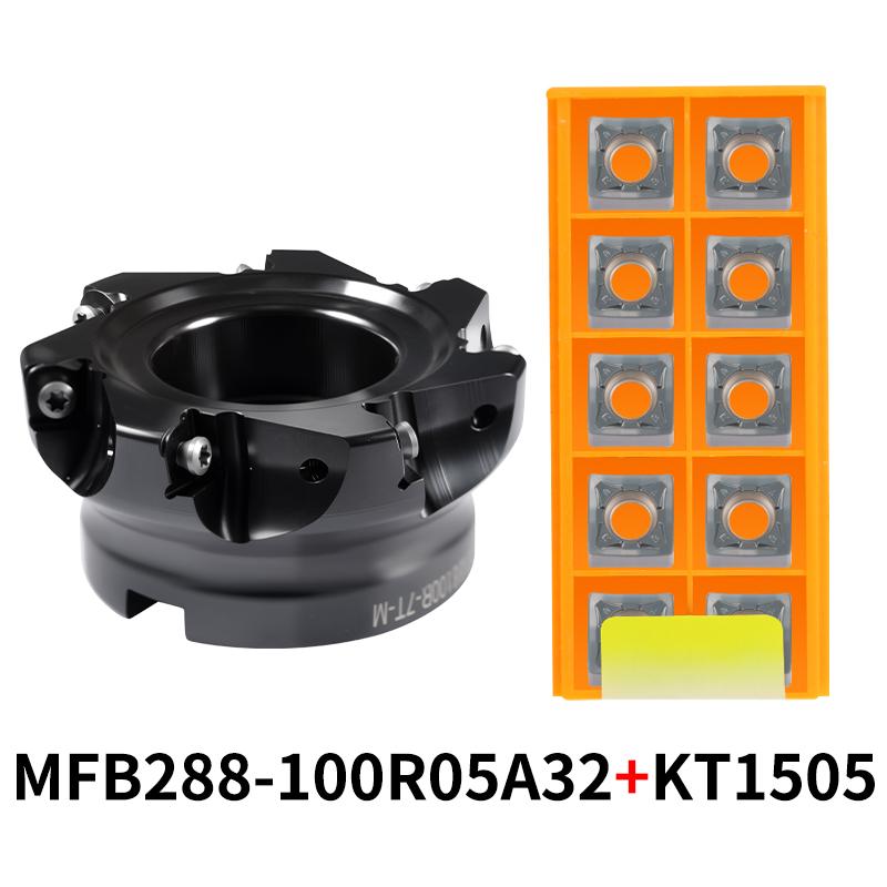 MFB288/45R 50mm-100mm Milling Cutter Large Depth Of Cut, 45 Degrees Heavy Cutting Disc Heavy Cutting  SNMU Milling Cutter