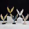 European Eagle/Angel Wing Statue Sculpture Figurine Resin Dapeng Spreading Collection Miniature for TV Cabinet Home Decoration