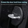8pcs Door Lock Protector Cover for Tesla Model 3/Y/3+ Latches Door Stopper Covers Protection Caps ABS Car Interior Accessories