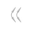2 Stück/6 Stück Spike Augenbrauen Piercing Schmuck Edelstahl Gebogener Barbell Augenbrauen Tragus Lippenringe Ohrringe Für Männer