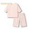 Balabala Unisex Kids' Summer Short-Sleeve Pajama Set