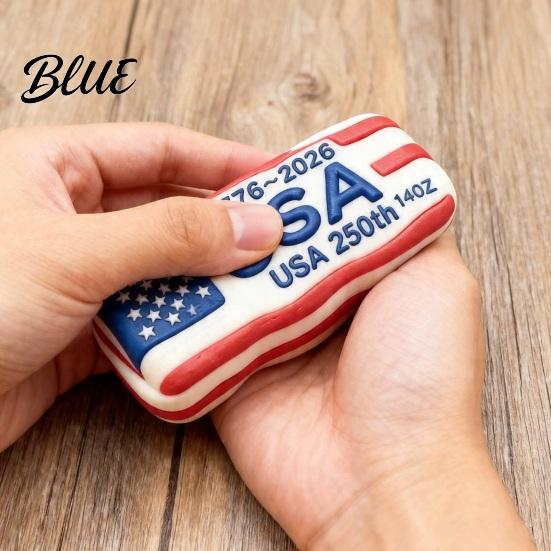 250th Anniversary Squeeze Toy America Stress Relief Patriotic USA Anxiety Sensory Fidget Pinch Party Favors