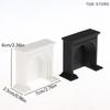 1/12 Mini Fireplace Furniture Model Dollhouse Christmas Scene Decoration Accessories Children Pretend Play Toys