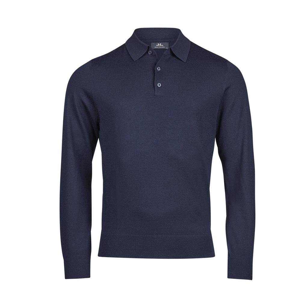 Tee Jays Mens Knitted Polo Shirt