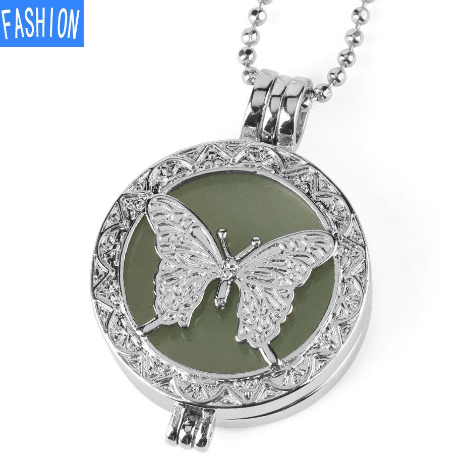 

Съемный европейский и американский натуральный камень, подвеска с аметистом, женское ожерелье, плоская круглая бусина, ожерелье-бабочка, простое green aventurine