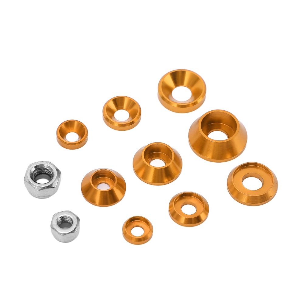 1/10 1/8 Scale RC Cars Screw Kit M2.5/M3/M4 Round Head Gasket Durable Cup Head Screw  For RC Hobby