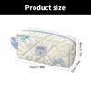 Aesthetic Pen Bag Lovely Bows Pencil Case Makeup Bag Cartoon Pen Case Large Capacity Pencil Bag School Office Supplies