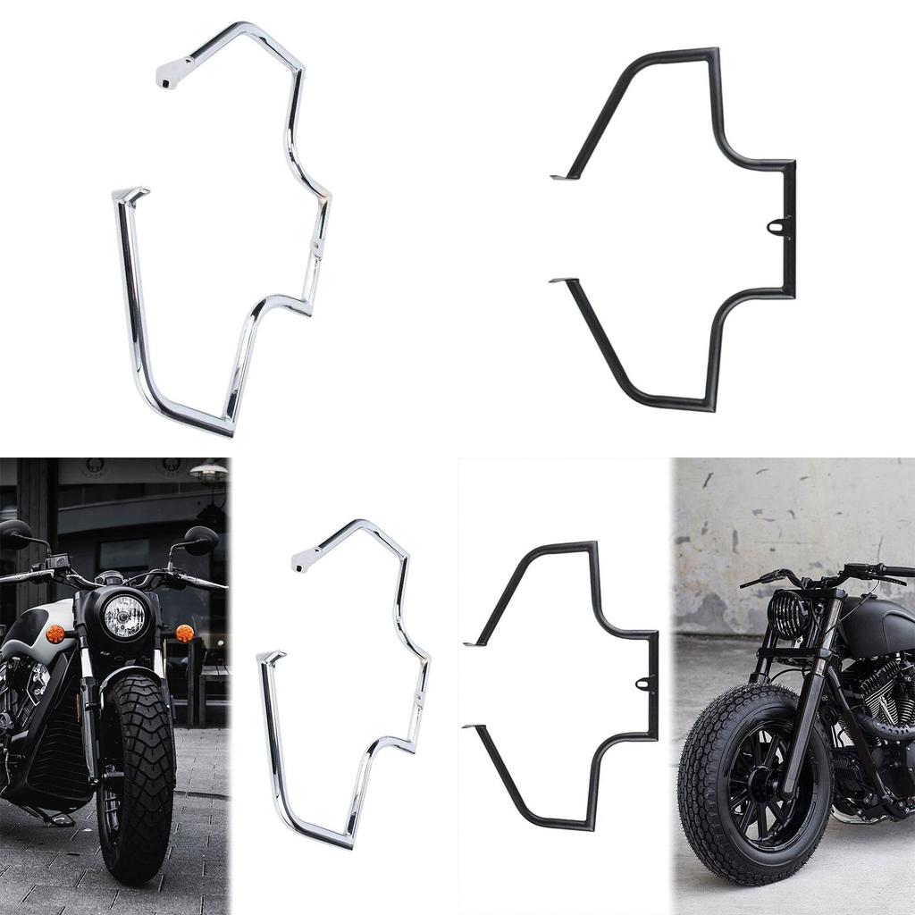 Crash Bar Engine Guard Assembly Motorcycle Front Snubber Guard Repair Easy To Install Freeway Bar Highway Bar for Softail
