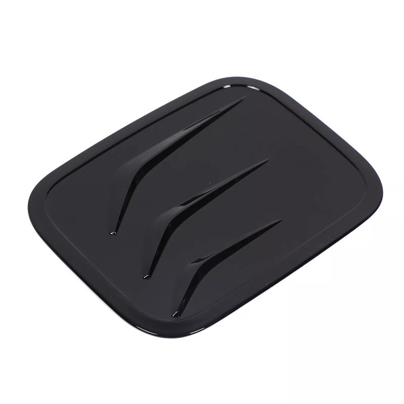 Car Accessories Fuel Filler Door Highlander Cover Bright Black Made Of ABS Material Practical Design For 2024 2025 Models