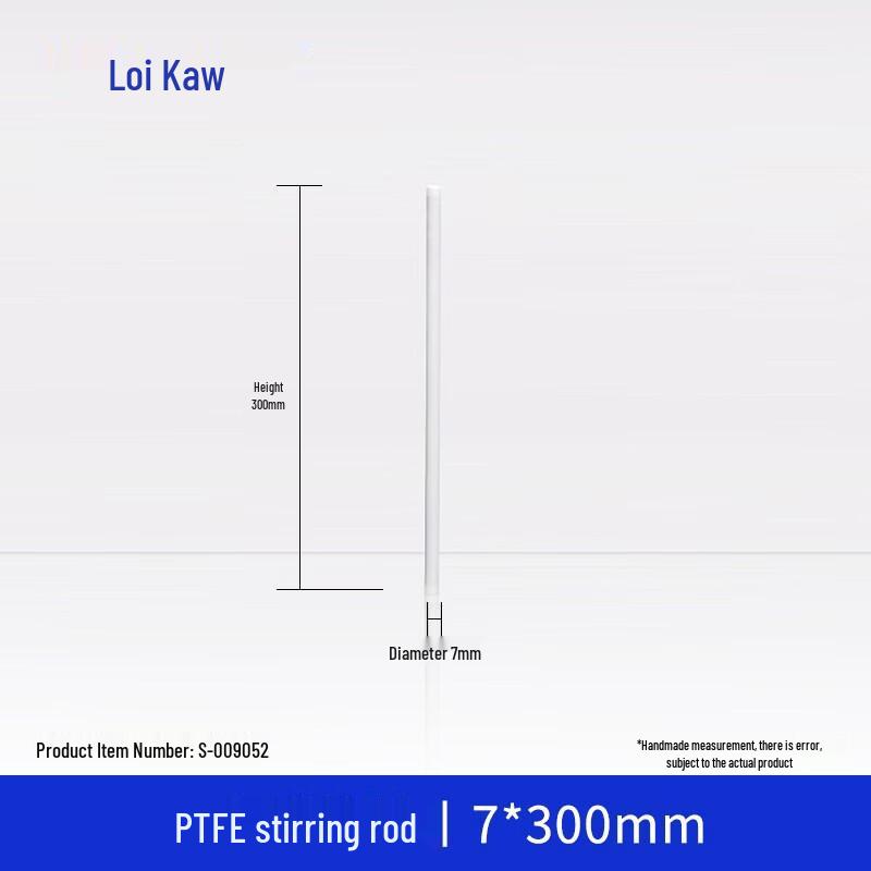 Leigu PTFE Stirring Rod with Stainless Steel Core 7x300mm