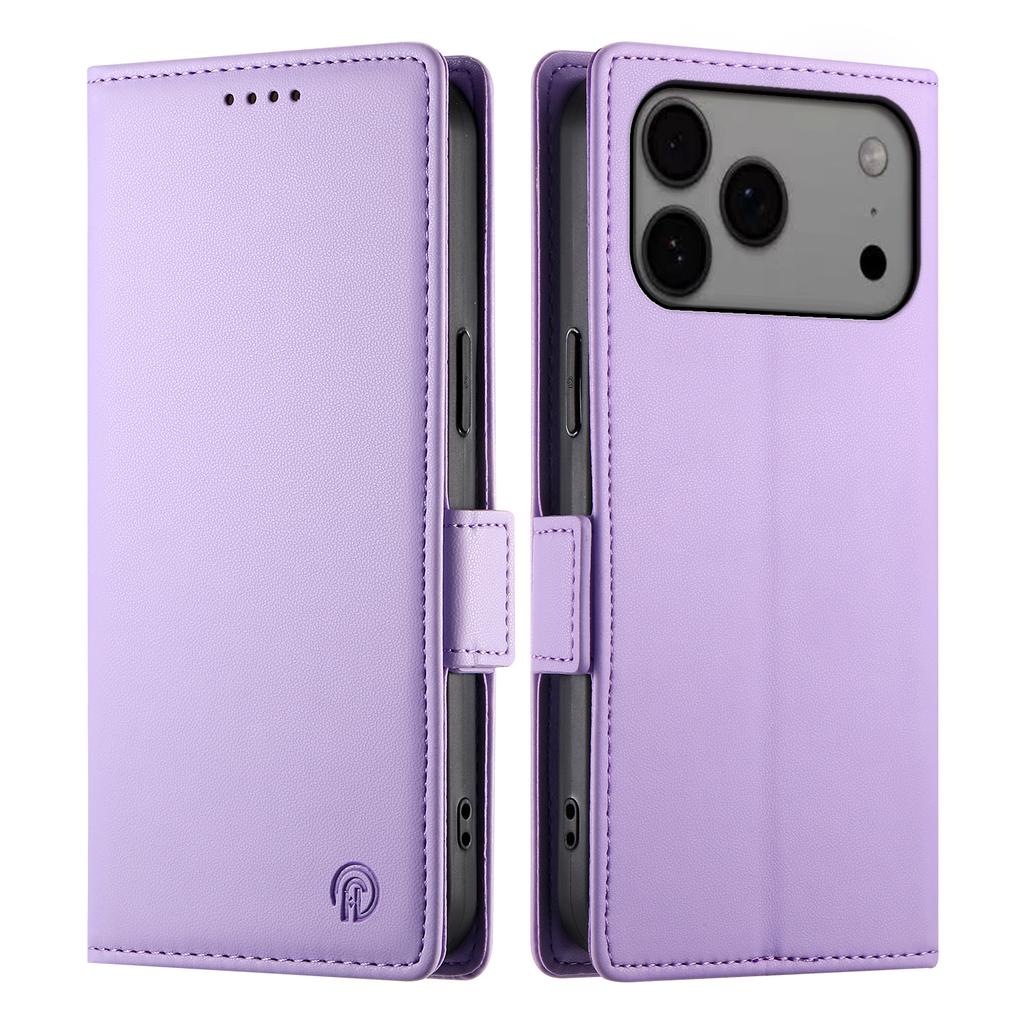 For iPhone 17 Pro Max Stand Case PU Leather Wallet Phone Cover