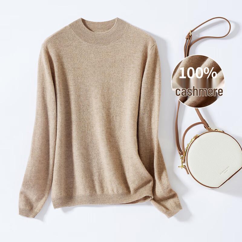 

Jinjuan Women s 100% Cashmere Turtleneck Sweater XL