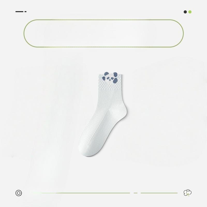 

Женские весенне-осенние носки-гольфы из чистого хлопка, милые и нежные, впитывающие влагу и дышащие 1 pair синий