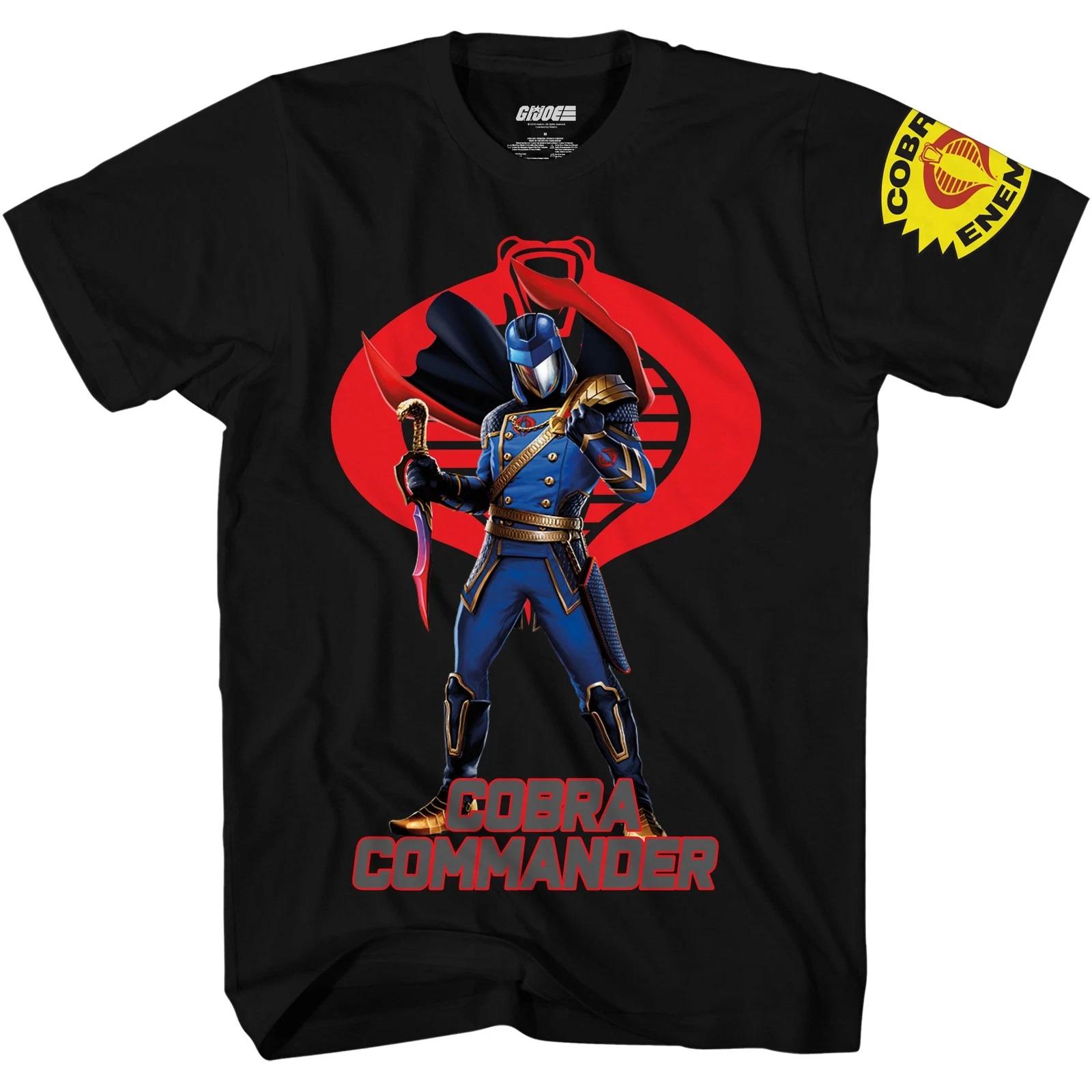 G.I. Joe Cobra Commander Stand Adult T-Shirt L