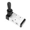 Pneumatic Manual Control Valve 5 Port 2 Position Hand Lever Valve 0~0.8Mpa (4H210-08)