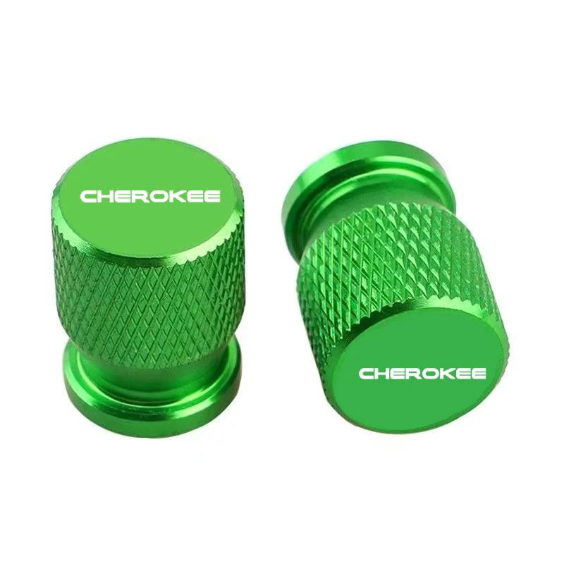 For Jeep Cherokee WK WK2 WJ WG KL Accessories 4pcs Car Wheel Tire Valve Caps Tyre Stem Covers Airdust Waterproof