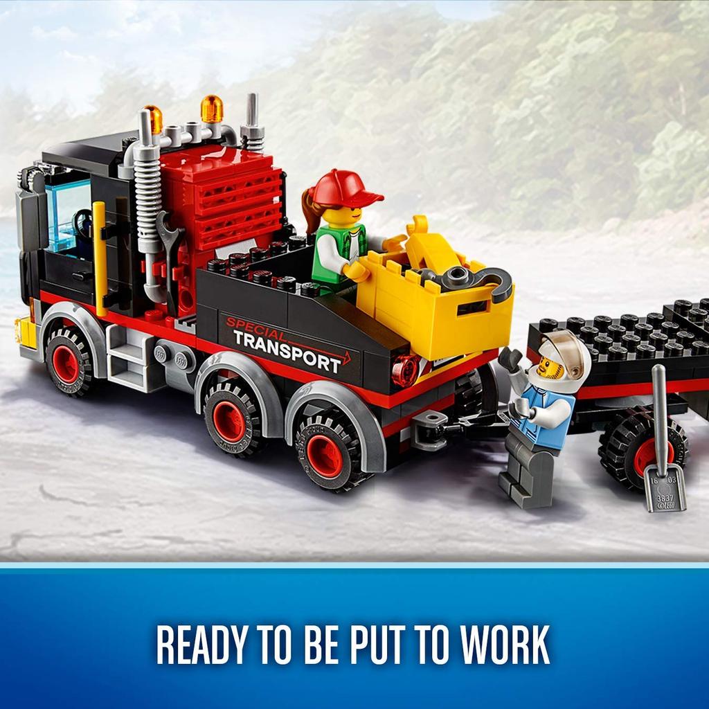 LEGO City Giant Cargo Truck and Helicopter 60183 Block Toy for Boys