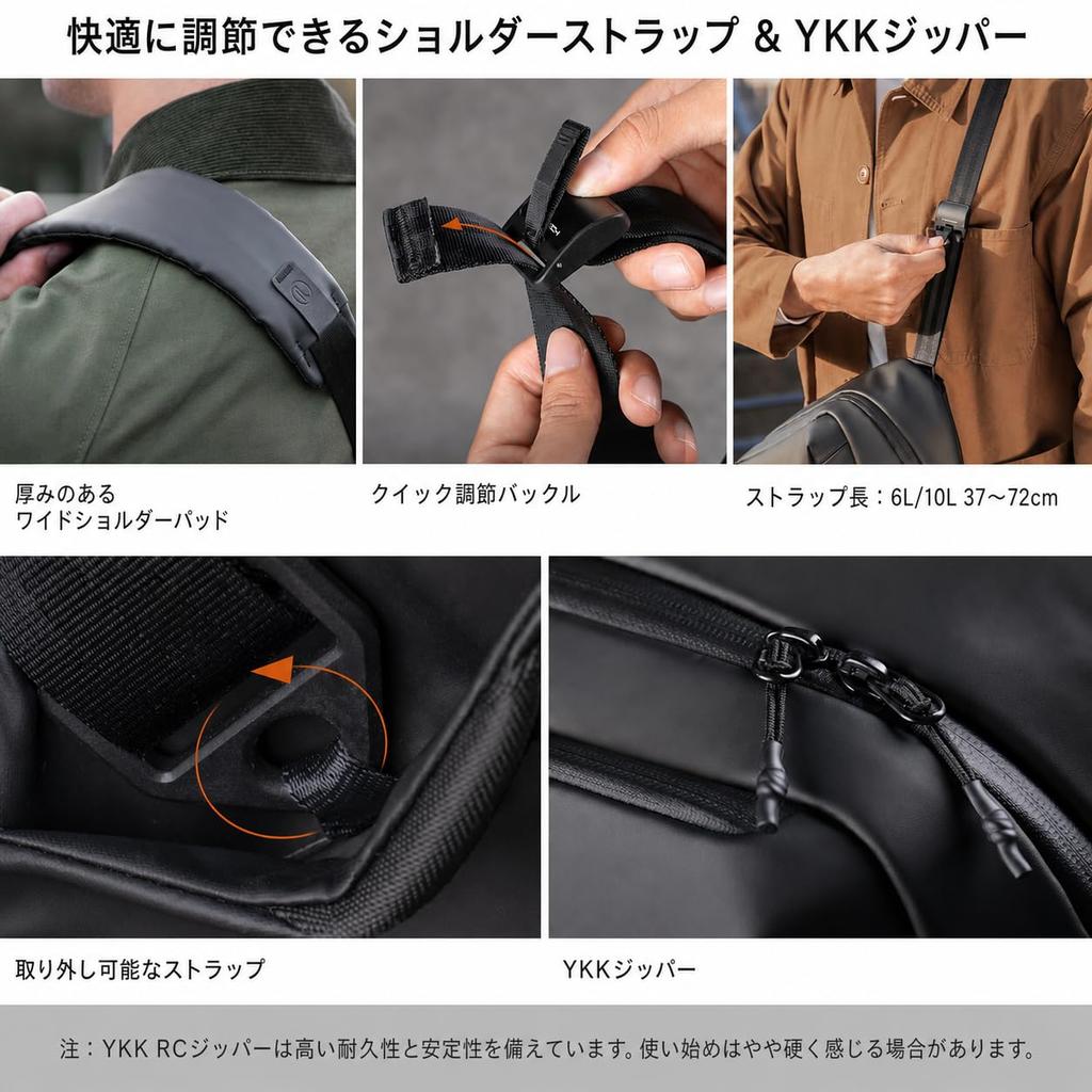 PGYTECH OneGo Solo V2 6L Camera Shoulder Removable Suitable for DSLR and Mirrorless for Commuting and Multiple Adjustable Strap Shockproof Bag, Bag,