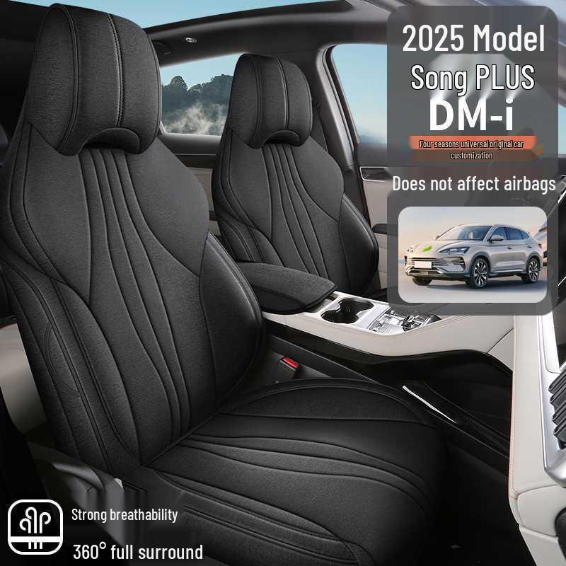 BYD Song PLUS Seat Covers: Glory Edition DMI/EV, Linen, 25 Models, Fully Enclosed Design