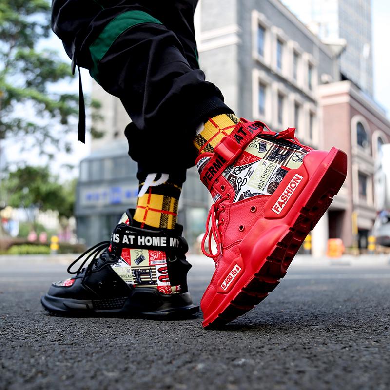  Men Shoes High Quality Sneakers Platform Breathable Lightweight Red Basket Homme Mandarin Duck Luxury Brand Summer 2025