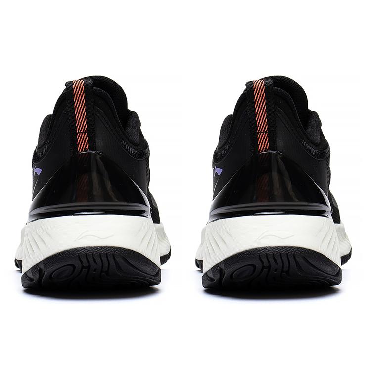 New LiNing YueYing Element Cushioning Anti Slip And Wear Resistant Rebound Low Top Running Shoes Women's Black ARHS008-9