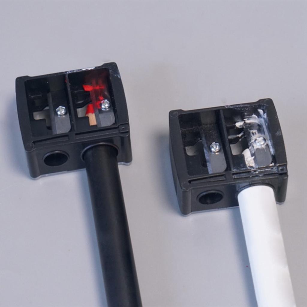 Double-ended Makeup Pencil Sharpener, Suitable, Eyebrow Pencil, Easy To Use Makeup Tool, High Quality With Cover, Suitable For Women