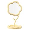 Sunflower Goddess Rotatable Makeup Mirror with Detachable Desktop Storage for Dorms