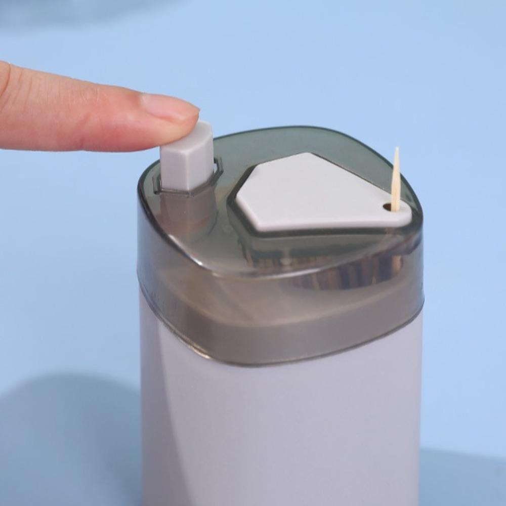 Portable Automatic Toothpick Dispenser Pop-Up Tooth Picks Container  for Kitchen Restaurant