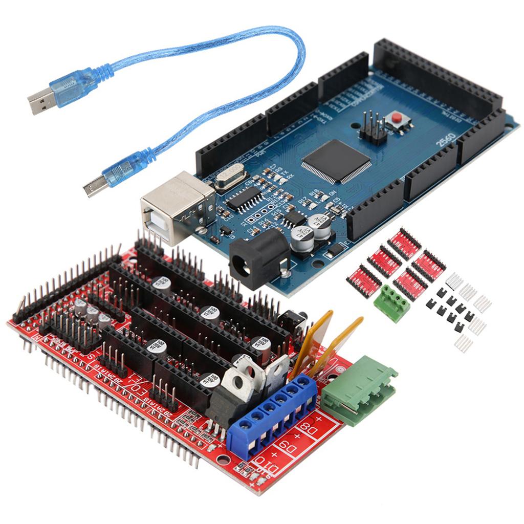 3D-Drucker-Set für Mega 2560 R3 A4988 Schrittmotortreiber-Modul Leiterplatte