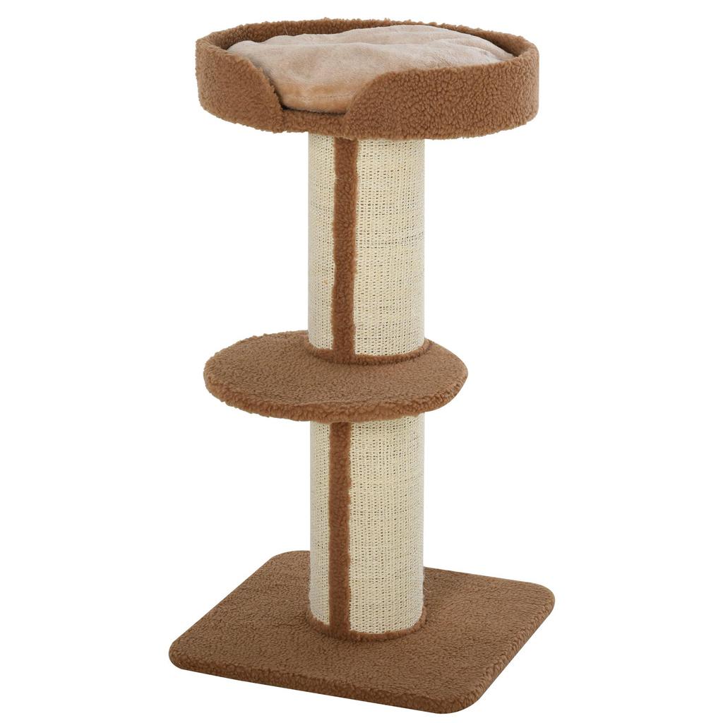 Cat Tree with Bed, Cushion, Plush Cover, and Sisal Rope Poles