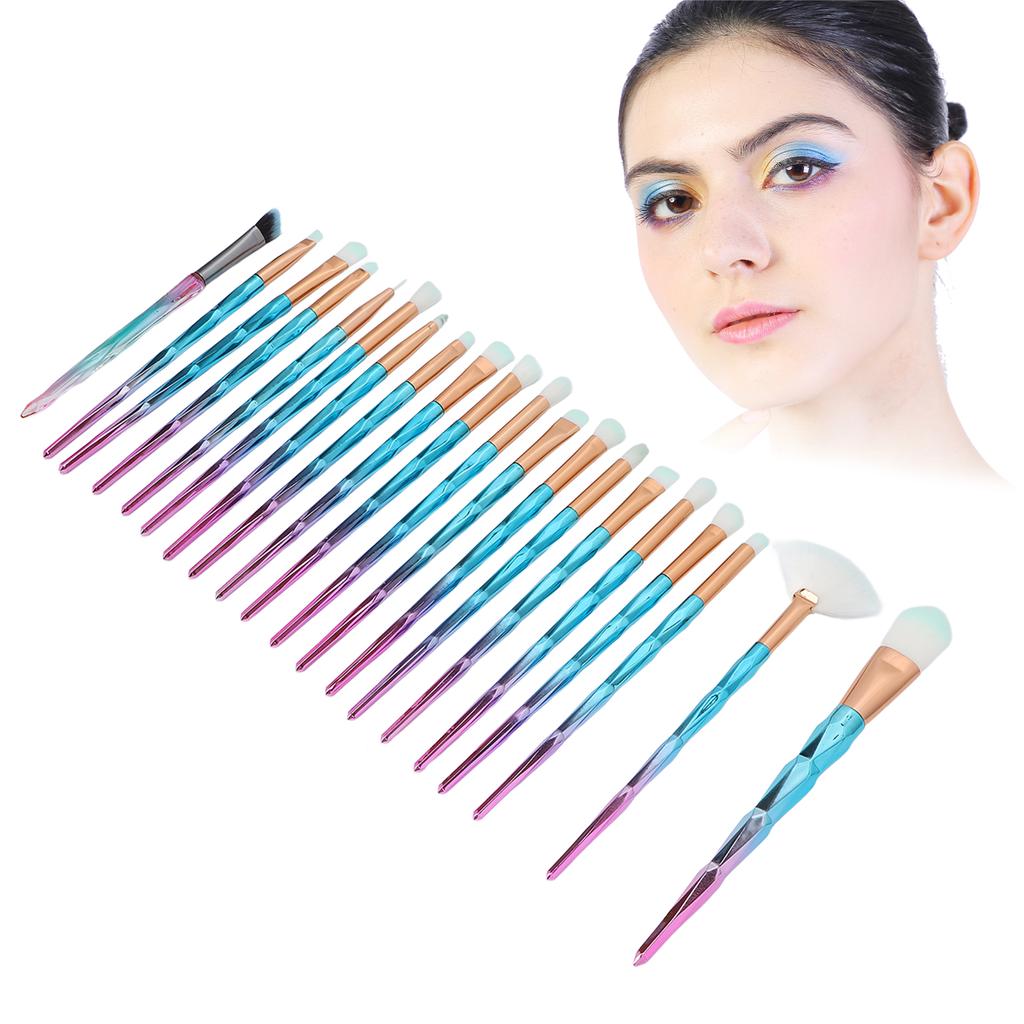 20pcs Makeup Brush Set Professional Foundation Concealer Face Powder Blush Eyeshadow Brushes for Wom